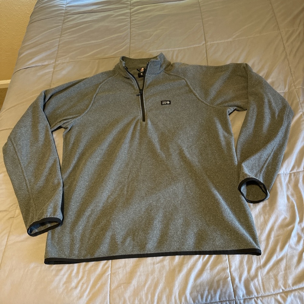Mountain Hardware Gray Quarter-Zip Pullover - image 1